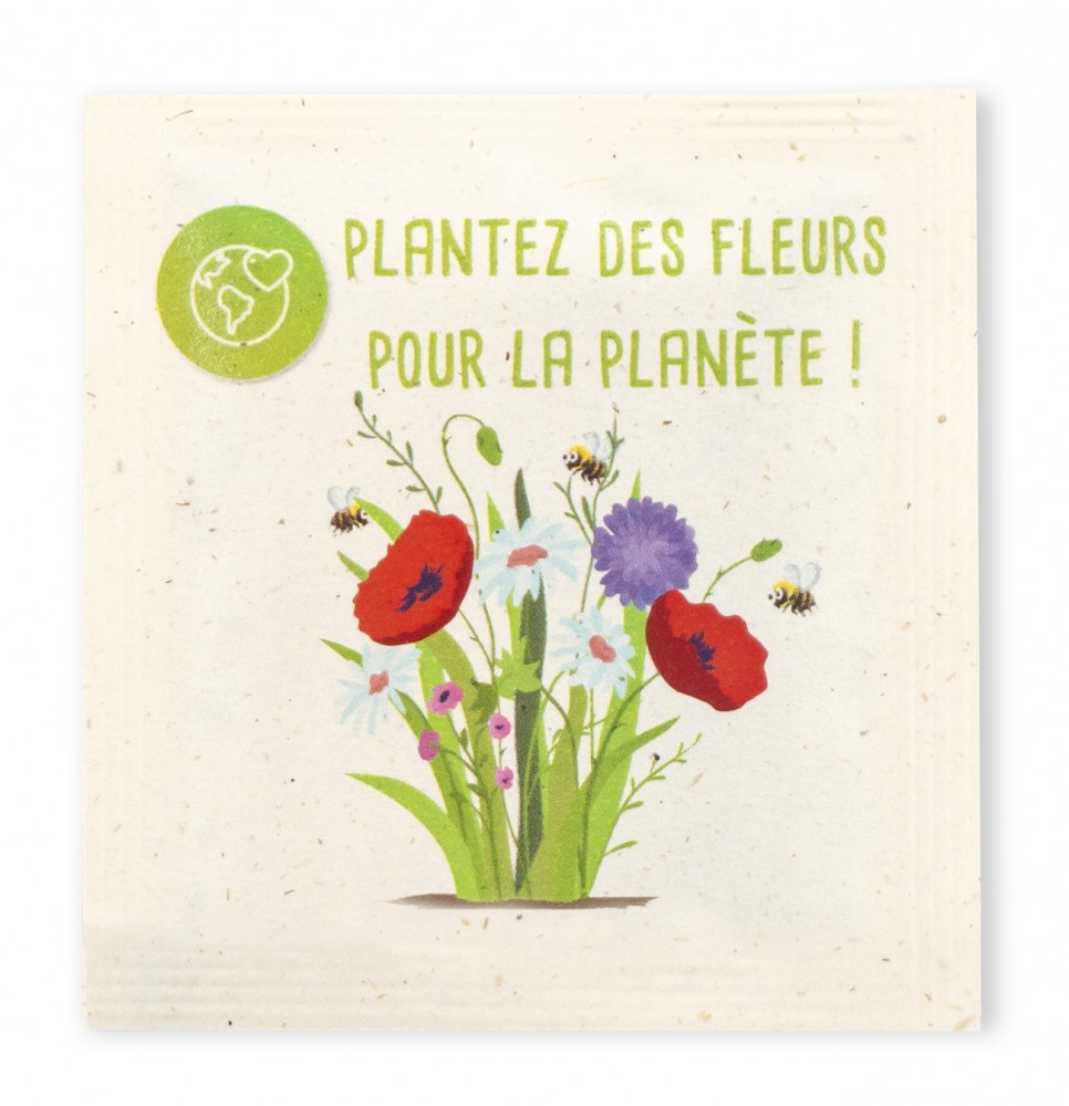 Frøposer 55 x 55 mm tomatfiberpapir